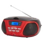 Radio CD Bluetooth MP3 Aiwa BBTU300RD 5W Rosso Nero