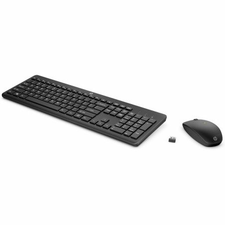 Keyboard and Mouse HP 1Y4D0AAABE Black Spanish Qwerty