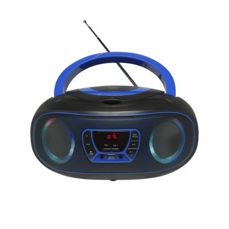 Radio CD MP3 Denver Electronics Bluetooth LED LCD Azzurro Nero/Blu