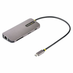 Adattatore USB-C Startech 115B-USBC-MULTIPORT 4K Grigio