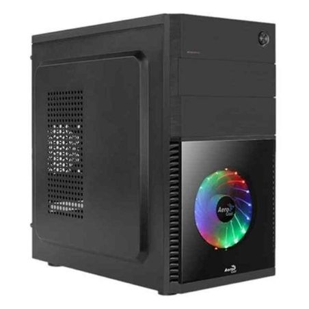 Case computer desktop ATX Aerocool CS105BK mATX LED RGB Nero