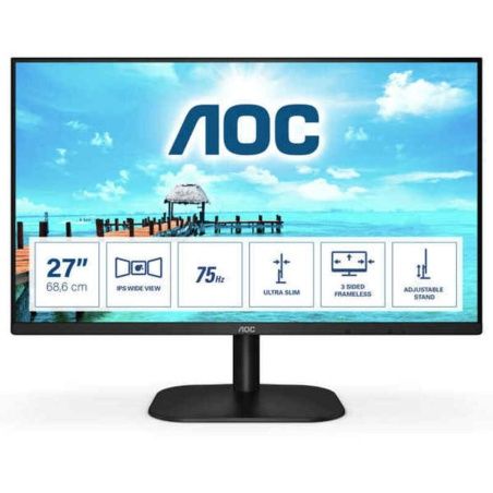 Monitor AOC 27B2H 27" LCD LED IPS Flicker free 75 Hz