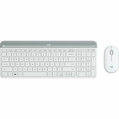 Mouse & Keyboard Logitech 920-009199 White Spanish Spanish Qwerty