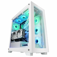 Case computer desktop ATX Mars Gaming MC-XP Bianco