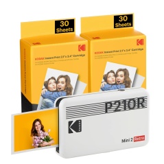 Stampante fotografica Kodak MINI 2 RETRO P210RW60 Bianco