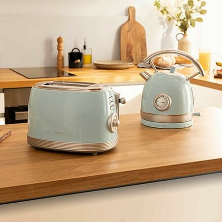 Toaster Cecotec Vintage 800 Light Blue 850 W