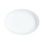 Serving Platter Luminarc Trianon Oval White Glass 31 x 24 cm (6 Units)