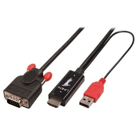 HDMI to VGA Adapter LINDY Black 2 m
