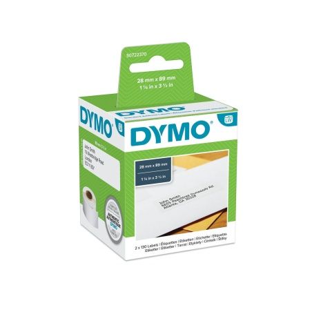 Etichette per Stampante Dymo 99010 28 x 89 mm LabelWriter™ Bianco Nero (6 Unità)