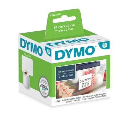 Printer Labels Dymo S0722440 54 x 70 mm LabelWriter™ White (6 Units)