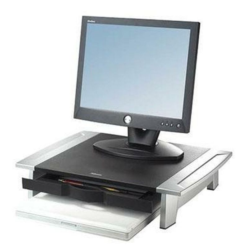 Screen Table Support Fellowes Office Suites Black Black/Silver Silver