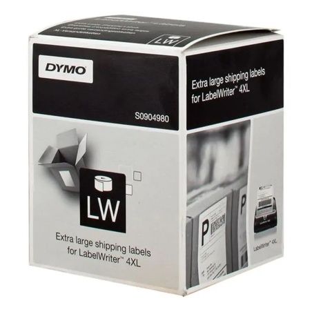 Printer Labels Dymo LW 4XL Black/White 104 x 159 mm (12 Units)