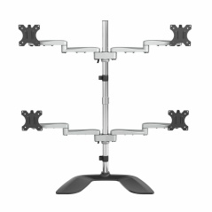 Screen Table Support Startech ARMQUADSS Black/Silver 32"