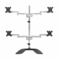 Screen Table Support Startech ARMQUADSS Black/Silver 32"
