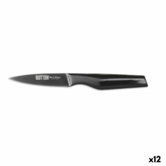 Peeler Knife Quttin Black Edition 10,5 cm 1,8 mm (12 Units)