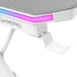 Scrivania Mars Gaming MGDXLRGBW LED RGB Bianco Acciaio 160 x 60 cm