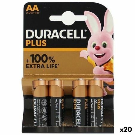 Alkaline Batteries DURACELL Plus Extra LR06 1,5 V (20 Units)