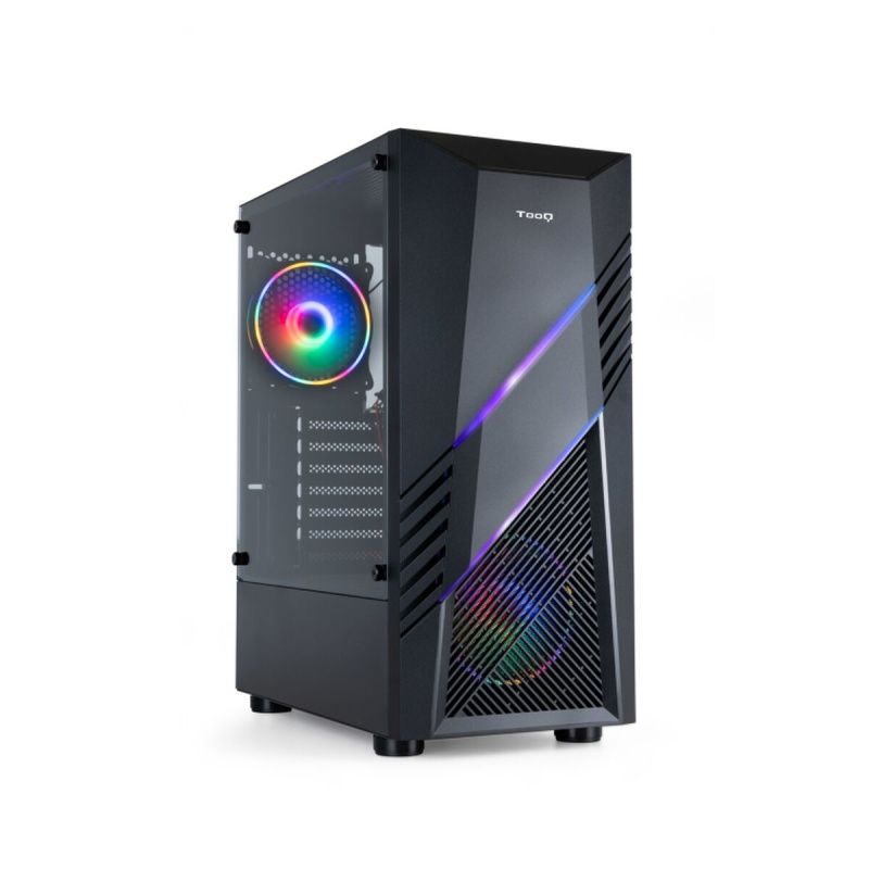 Case computer desktop ATX TooQ TQGCC102-B Nero