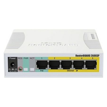 Router da Tavolo Mikrotik CSS106-1G-4P-1S PoE LAN 100/1000