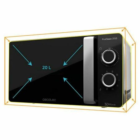Microwave with Grill Cecotec ProClean 3150 20 L 700W