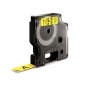 Laminated Tape for Labelling Machines Dymo D1 45018 12 mm LabelManager™ Yellow Black (5 Units)