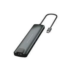 Hub USB Conceptronic DONN06G Grigio 9 in 1