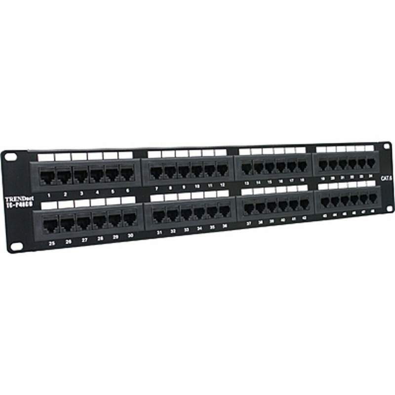 Patch Panel 48 Porte UTP Categoria 6 Trendnet 21221267