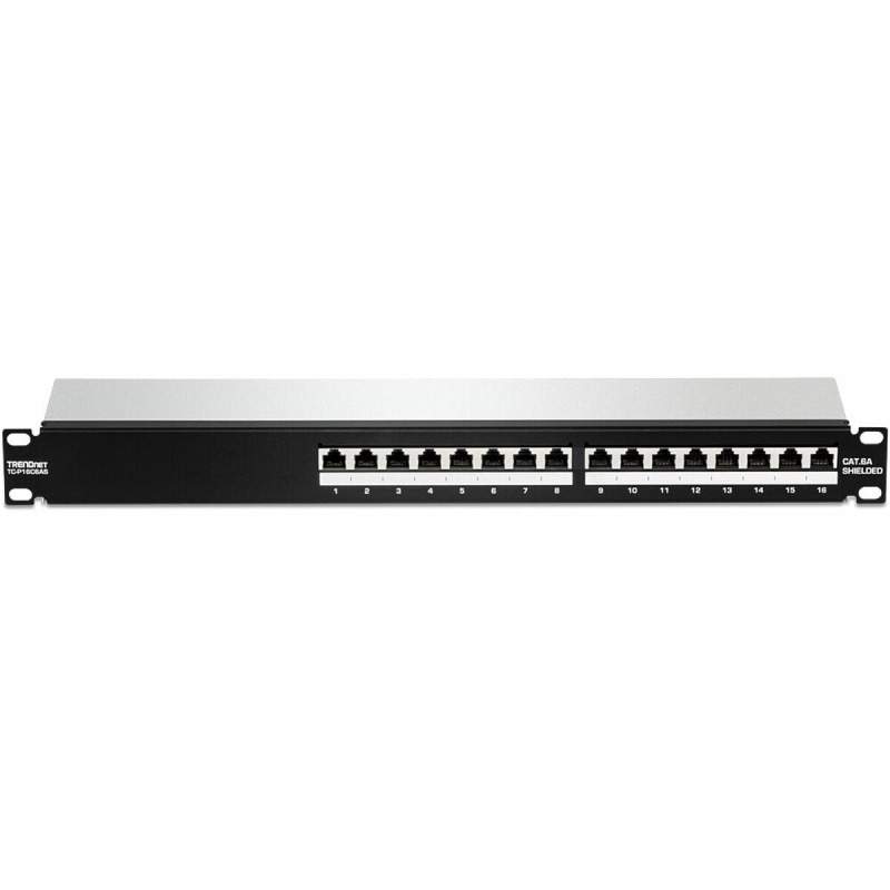 Patch Panel 16 Porte UTP Categoria 6 Trendnet TC-P16C6AS