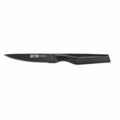 Knife for Chops Quttin Black edition 11 cm 1,8 mm (12 Units)