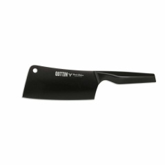 Large Cooking Knife Quttin Black Edition 17,5 cm 2,5 mm (6 Units)