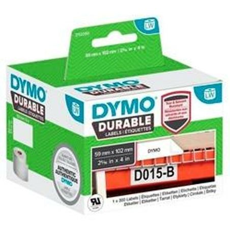 Etichette per Stampante Dymo Durable Bianco 102 x 59 mm Nero (6 Unità)