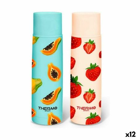 Travel thermos flask ThermoSport Fruits Stainless steel 500 ml (12 Units)
