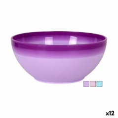 Salad Bowl Dem Picasso double Plastic 2,7 L ø 24 x 11 cm (12 Units)