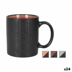 Cup La Mediterránea Sauvage 380 ml Ceramic Rectangular (24 Units)
