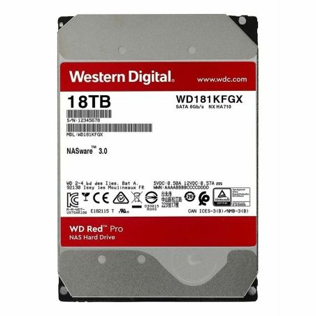 Hard Drive Western Digital WD181KFGX 18TB 7200 rpm 3,5" 18 TB 3,5"