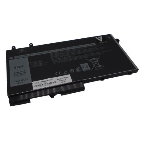 Laptop Battery V7 D-W8GMW-V7E Black 8500 mAh