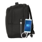 Zaino per PC Portatile e Tablet con Uscita USB Safta Business Nero (31 x 45 x 23 cm)