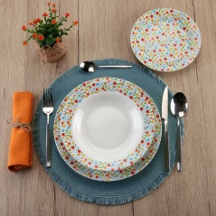 Dinnerware Set Versa Flandes 18 Pieces Porcelain
