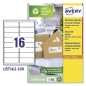 Printer Labels Avery LR7162 White 100 Sheets 99,1 x 33,9 mm (5 Units)