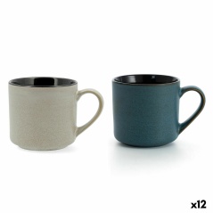 Cup Bidasoa Blue Moon Ceramic 540 ml (12 Units) (Pack 12x)