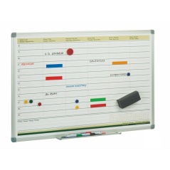 Board Faibo 60 x 90 cm Weekly Planner White