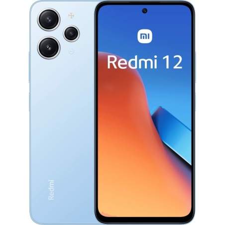 Smartphone Xiaomi Redmi 12 4 GB RAM Azzurro 6,79" Nero Sky Blue 128 GB