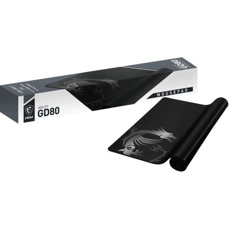 Gaming Mouse Mat MSI Agility GD80 Black 120 x 60 cm