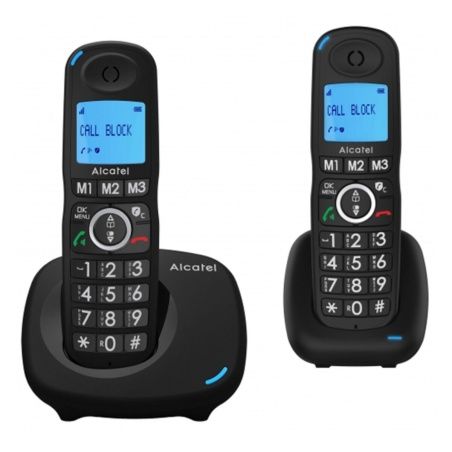 Telefono Senza Fili Alcatel Versatis XL 535 Duo Nero (2 pcs)