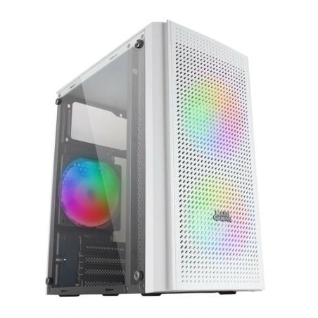 ATX Semi-tower Box Mars Gaming MC300W White RGB
