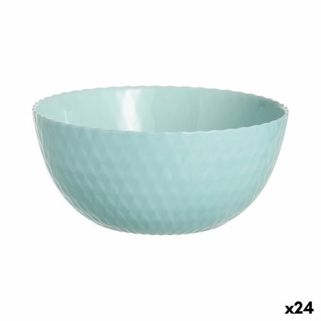 Bowl Luminarc Pampille Turquesa Turquoise Glass 13 cm (24 Units)
