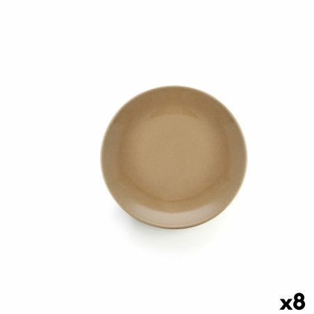 Flat Plate Anaflor Barro Anaflor Beige Ceramic Baked clay (8 Units)