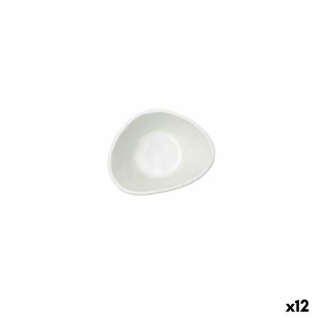 Ciotola Bidasoa Cosmos Bianco Ceramica Ø 17 cm (12 Unità)