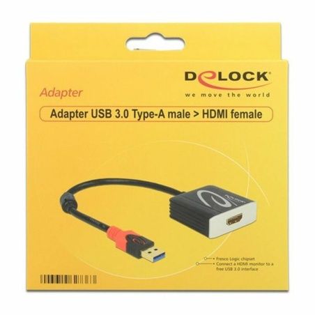 USB 3.0 to HDMI Adapter DELOCK 62736 20 cm