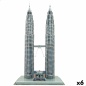 Puzzle 3D Colorbaby Petronas Towers 27 x 51 x 20 cm (6 Unità)